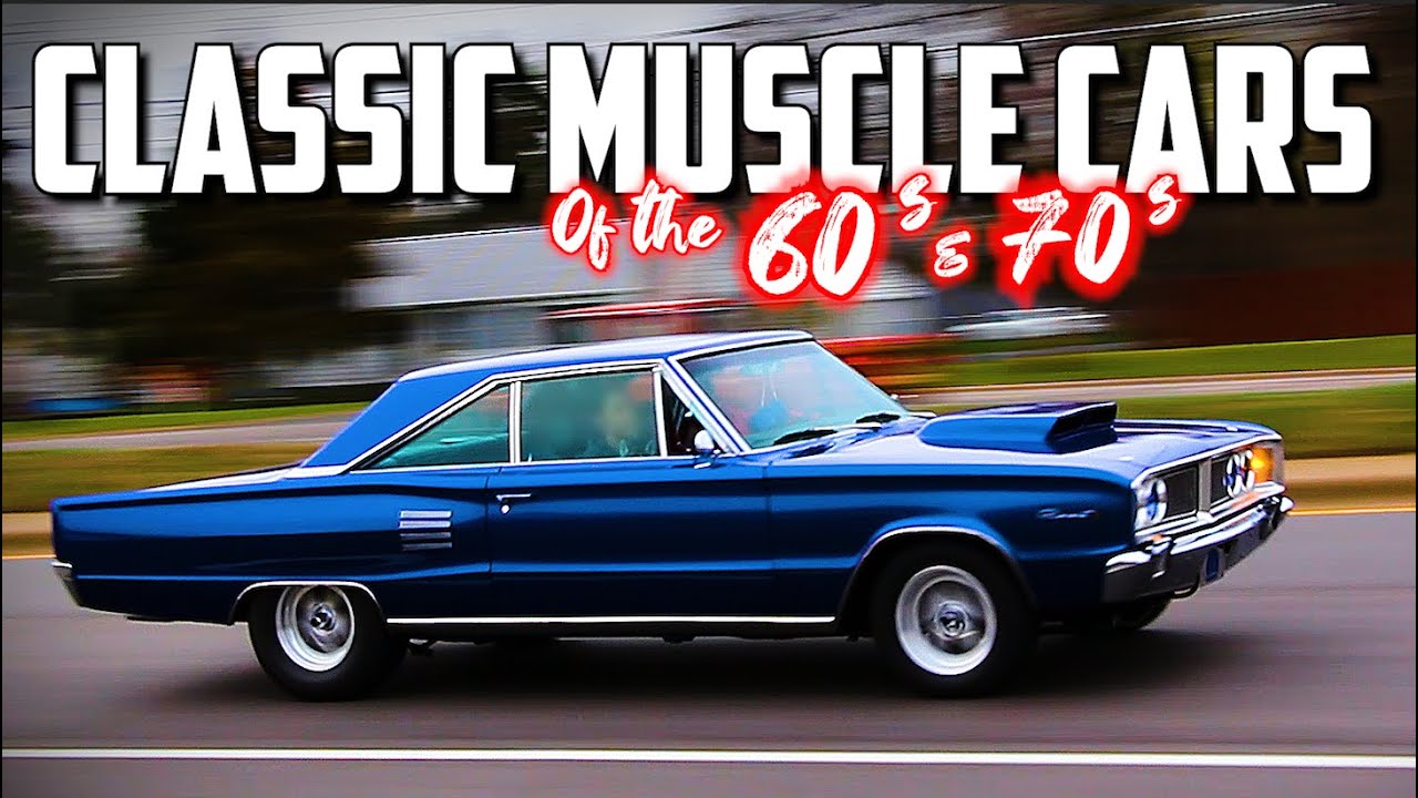 AMAZING MUSCLE CARS!! Of the 1960s & 1970s Nostalgia. Classic Muscle Cars! Street Machines! Car Show