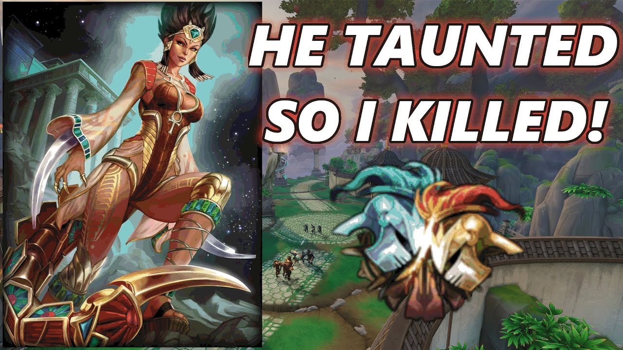 CAN SERQET BEAT A TAUNTING NEMESIS? - Season 10 Masters Ranked 1v1 Duel - SMITE