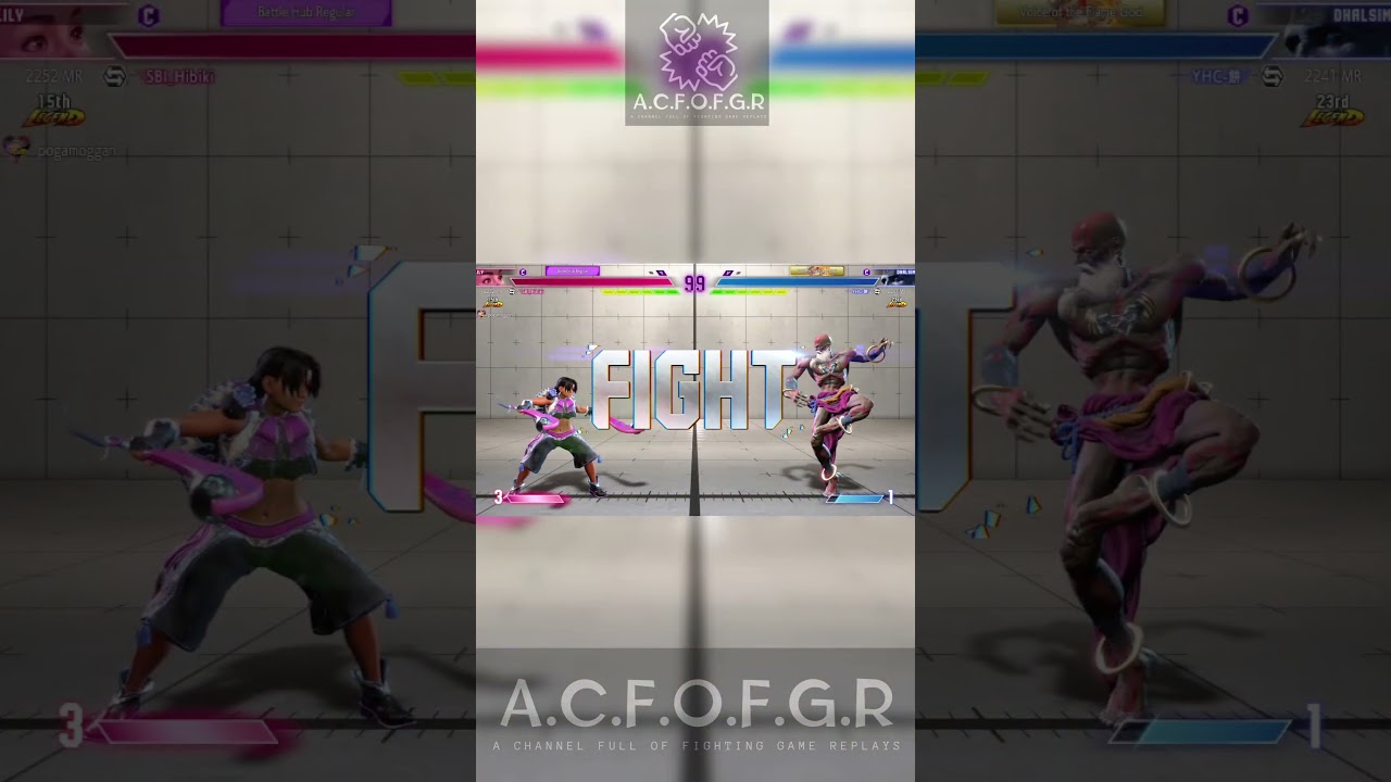 SBI_Hibiki (Lily) vs YHC-Mochi (Dhalsim) #sfvi #streetfighter6