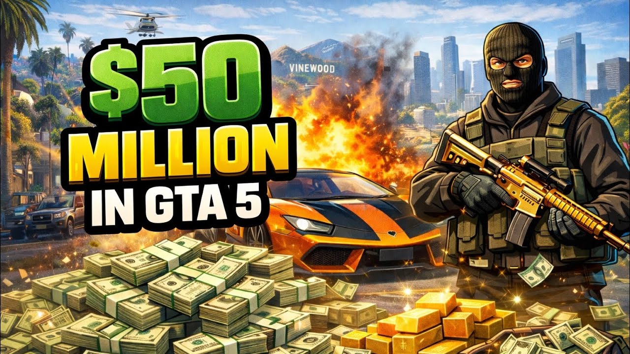 How I made 50+ Million dollars in GTA Online (Guide) 