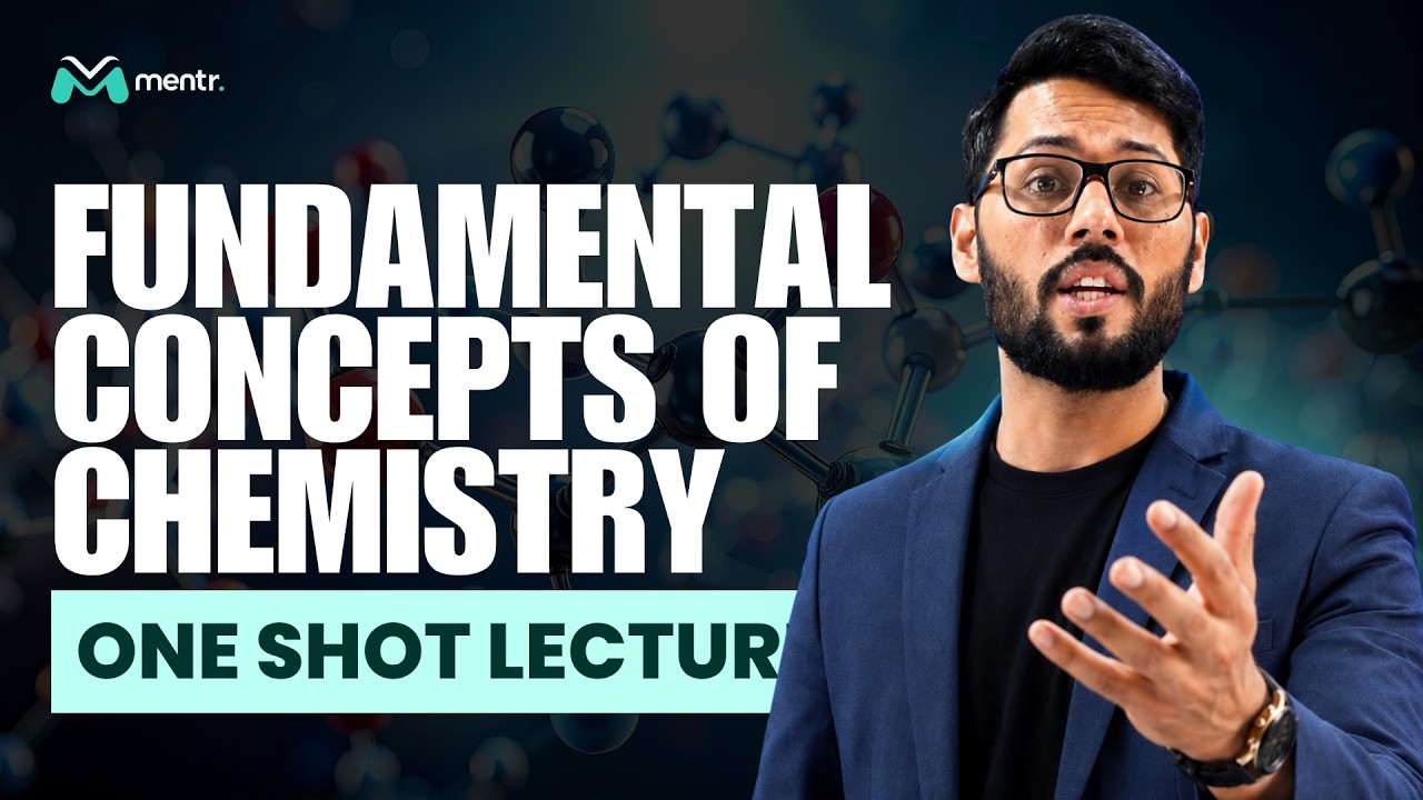 MDCAT 2026 One Shot Series | Fundamental Concepts of Chemistry