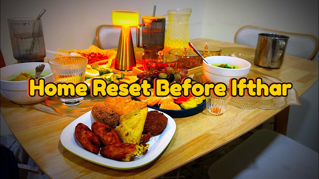 Simple Ramadan Routine |Organising and Ifthar prep 