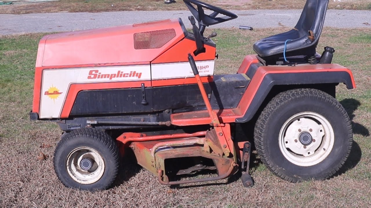 Simplicity Sunstar 18 Garden Tractor Walk Around | Kohler Magnum 18 Engine |