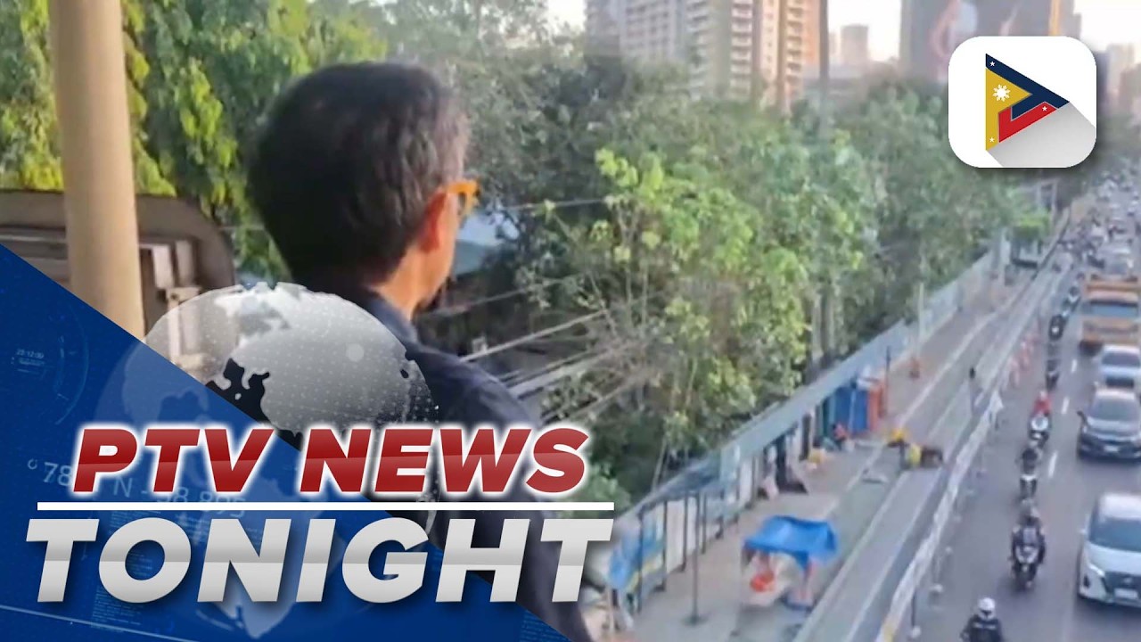 DPWH chief leads inspection of sidewalk rehab work along EDSA-Estrella in Makati
