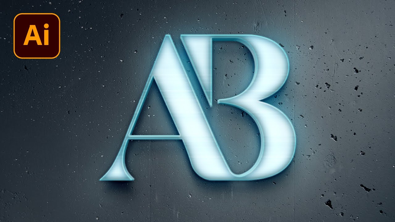 Logo Design - Modern (AB) Letter Logo Design In Illustrator  || Illustrator Tutorial