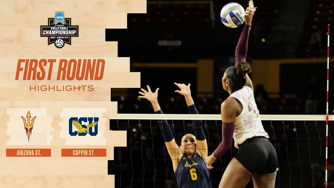Arizona State vs. Coppin State: 2025 NCAA volleyball first round highlights