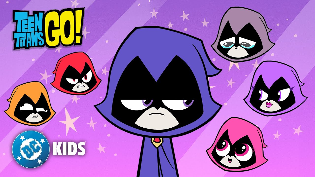 Raven’s Mood Mix-Up! 😘😡😄😴🥴 | #TeenTitansGo #KidsCartoons | @dckids​