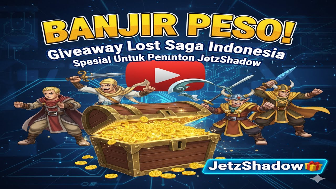 BANJIR PESO! Giveaway Lost Saga Indonesia Spesial Untuk Penonton JetzShadow 🎁