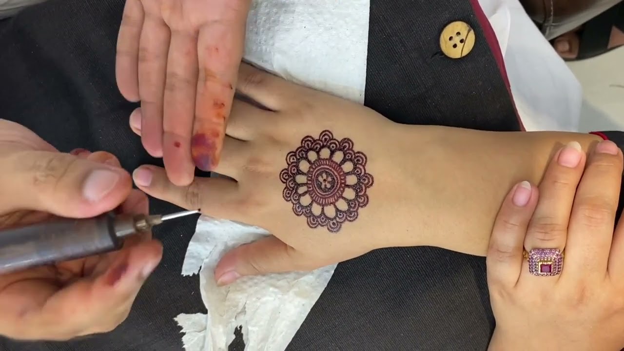 class (1) injection| mehndi tutorial 20 June 2023 #hassanmehndiparlour #mehndi #henna