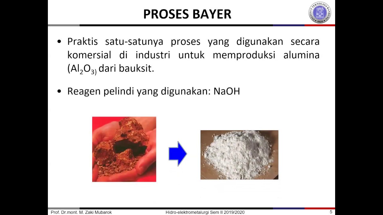 Proses Pemurnian Bauksit Menjadi Alumina