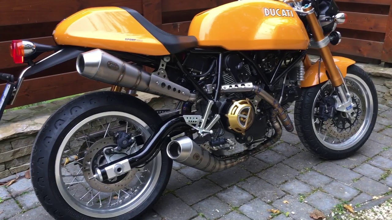 Ducati Sport 1000 - Zard Snake welded exhaust sound