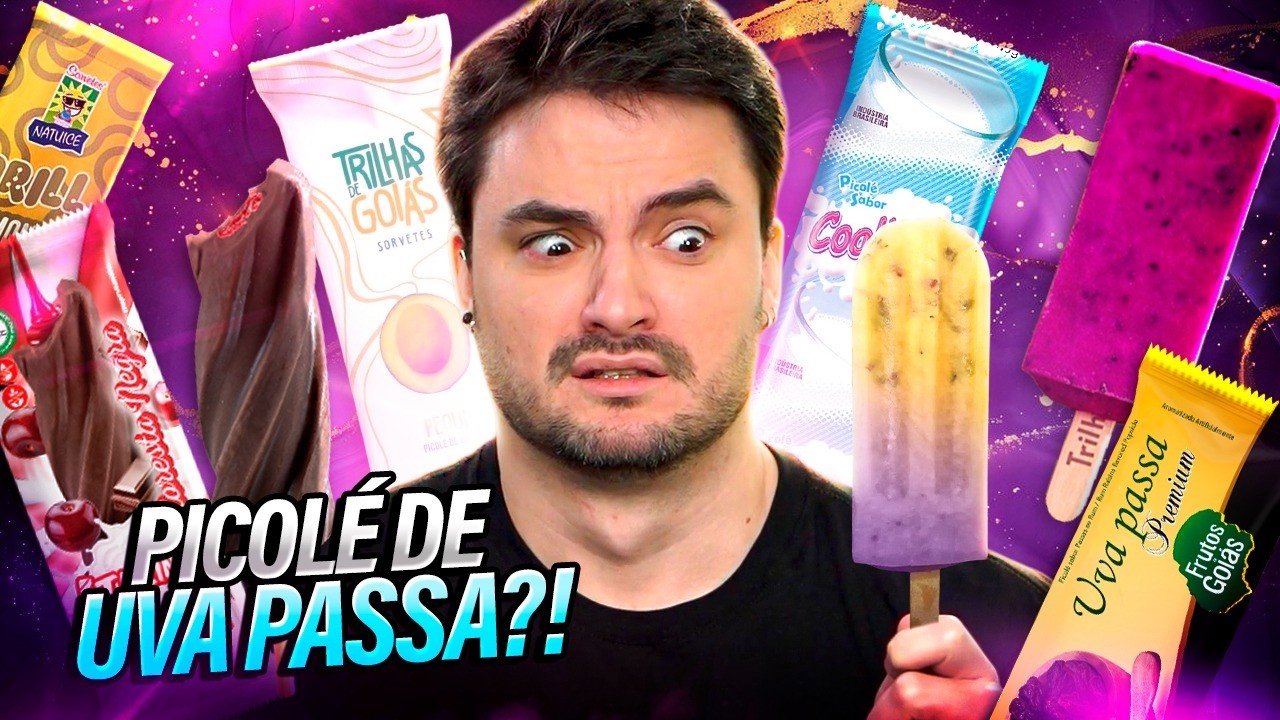 PROVANDO PICOLÉS EXÓTICOS - SABOR UVA PASSA!
