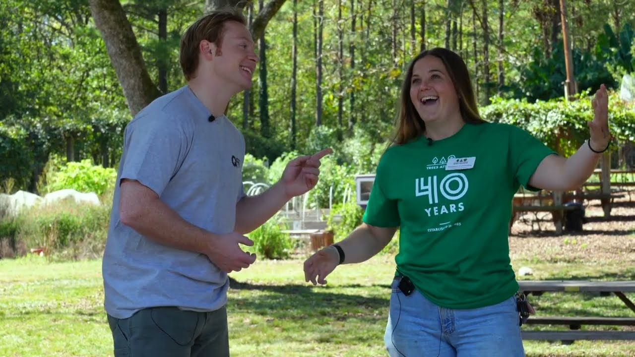 Q99.7 Visits Urban Food Forest with Trees Atlanta