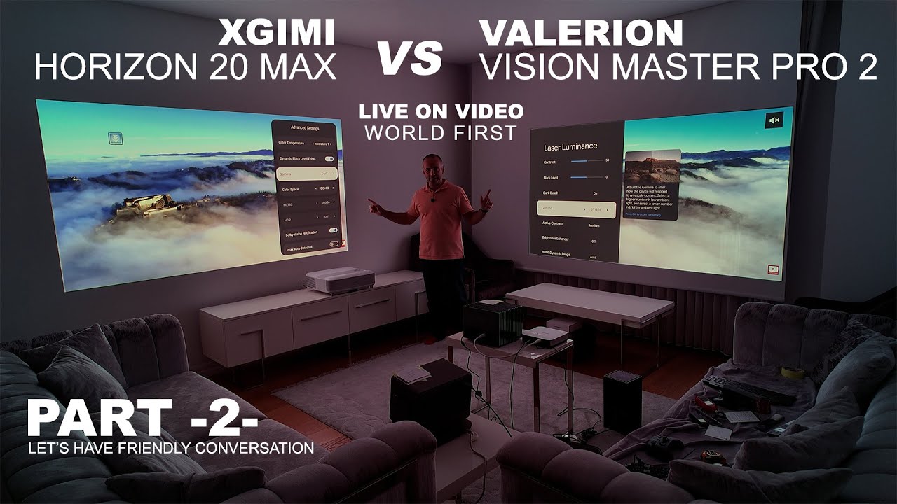 Valerion Vision Master Pro 2 против Xgimi Horizon 20 MAX