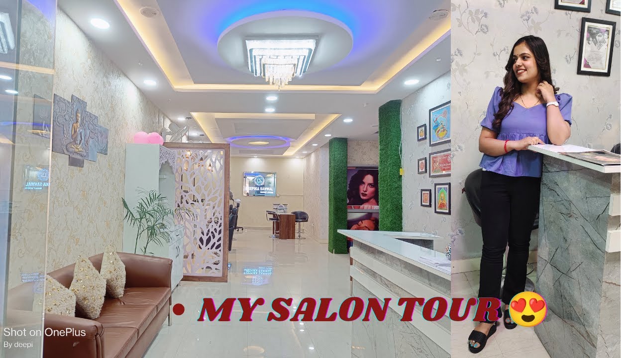 MY SALON TOUR 😍 DEEPIKA SANWAL MAKEUP STUDIO