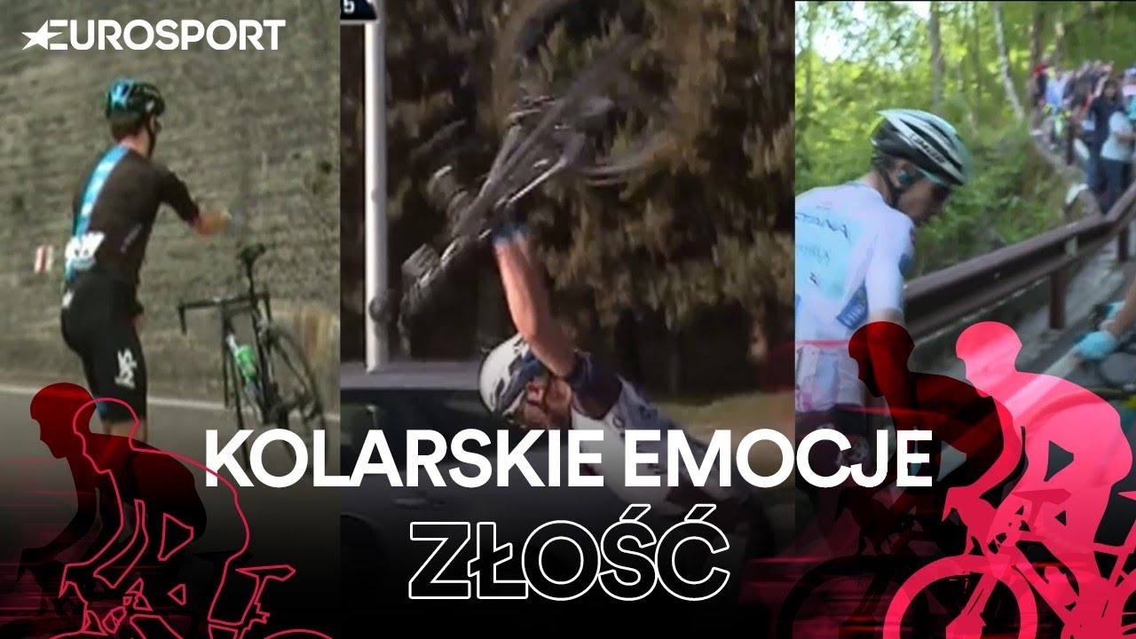 Rodzaje RZUT&Oacute;W ROWEREM, czyli jak kolarze rozładowują ZŁOŚĆ? - Kolarskie Emocje #1