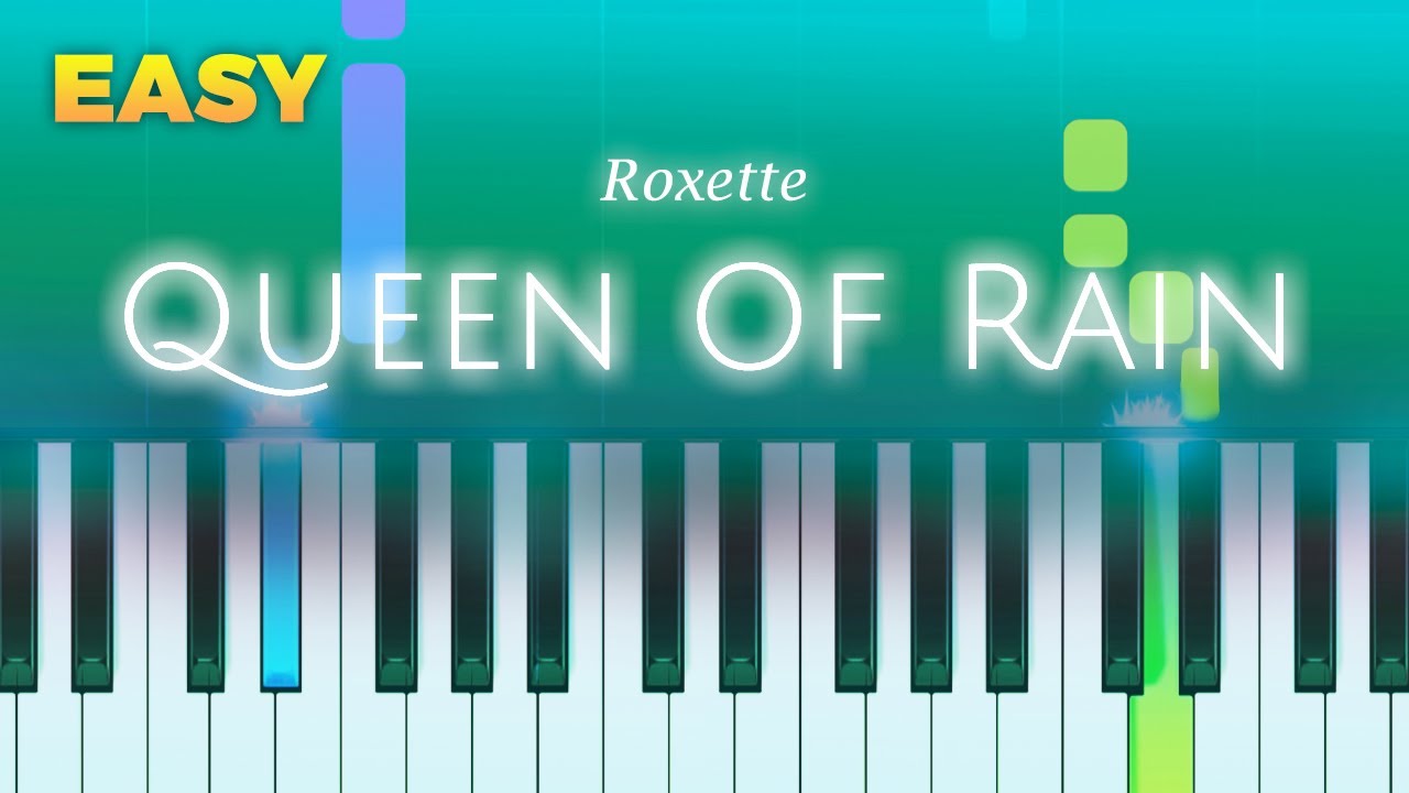 Roxette - Queen Of Rain - EASY Piano TUTORIAL by Piano Fun Play
