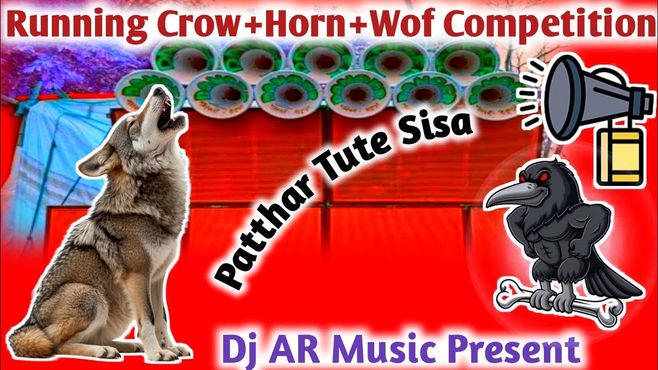 Patthar Tute Sisa Tute ( Crow+Wolf+Horn Competition ) Dj Ashis Remix