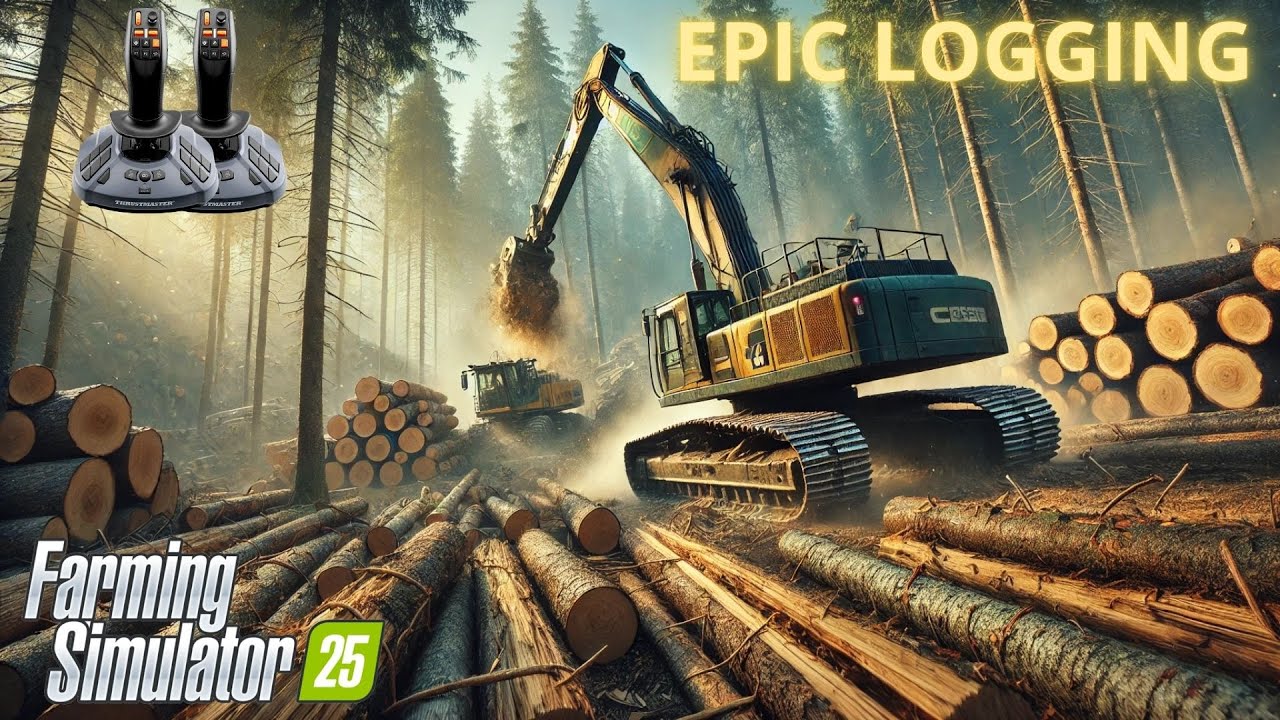 FS25 Logging Madness! EPIC Builds & Insane Timber Hauls! Farming Simulator 25 | Forestry