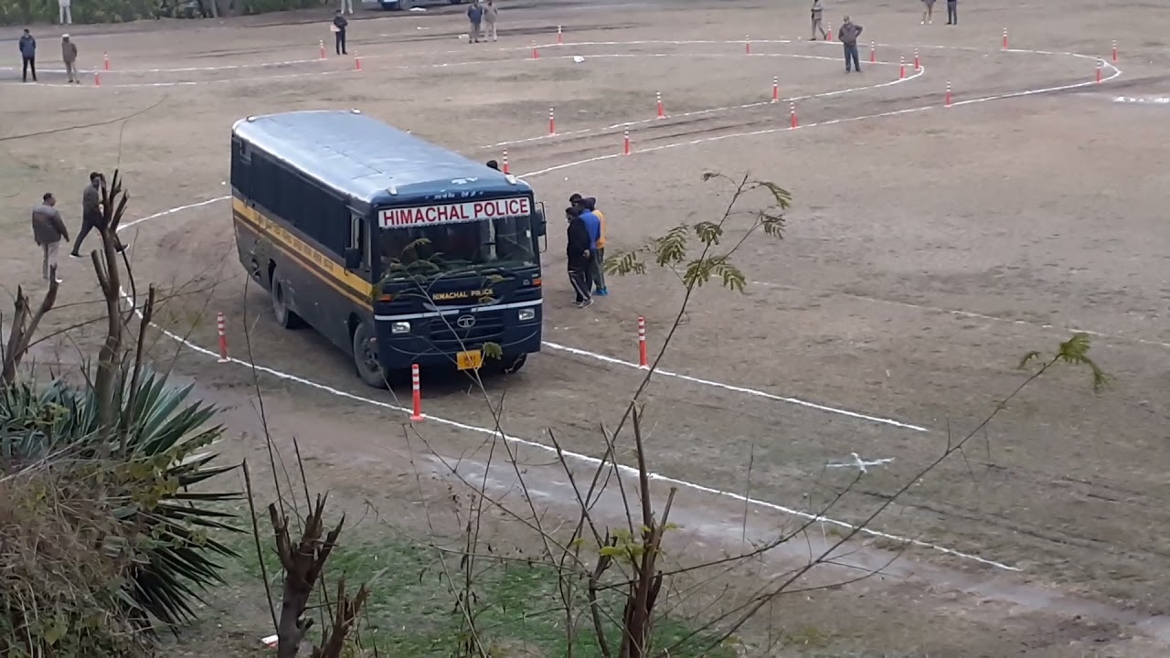 #hppolice #hamirpur  first day of constable driver trial