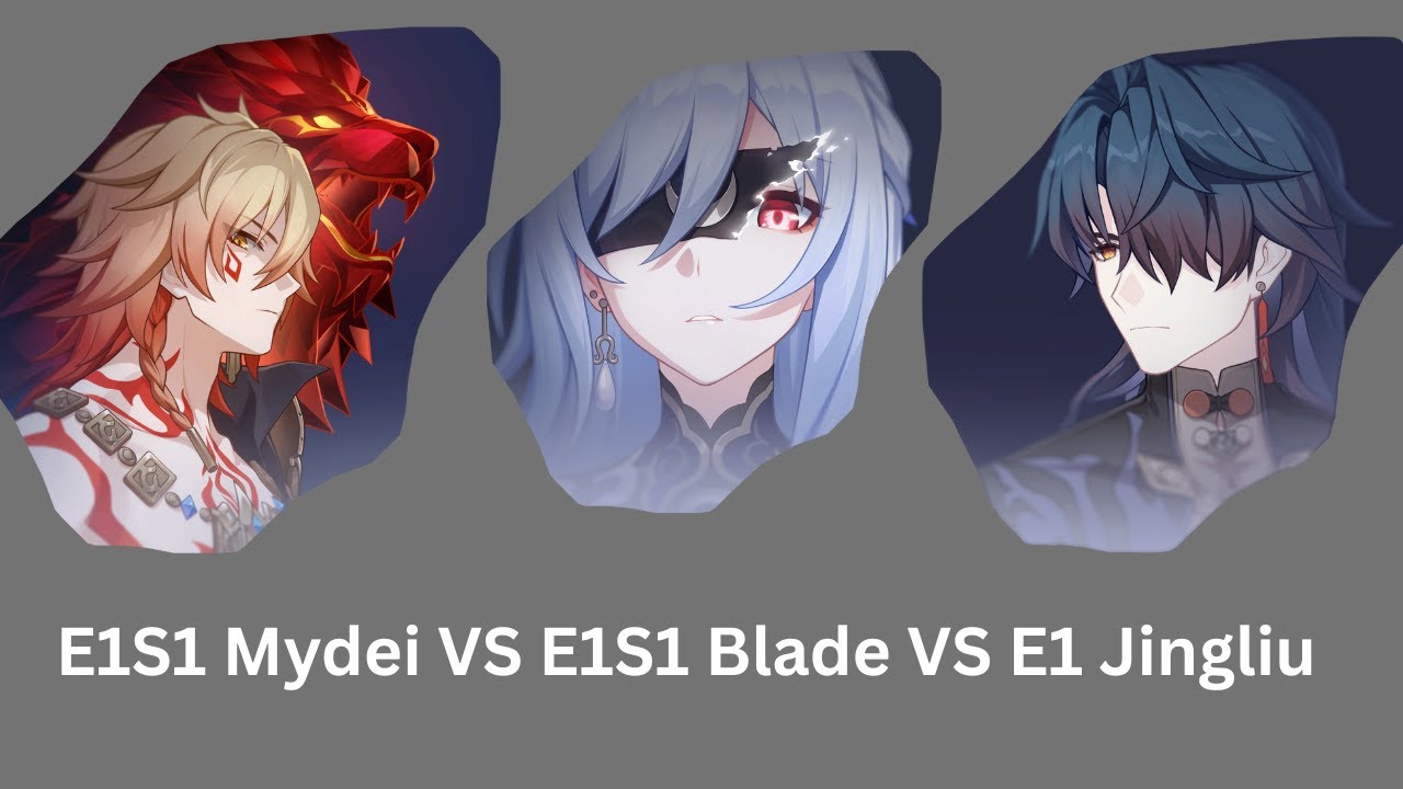 (V3 3.4) E1S1 Mydei Vs (buffed) E1S1 Blade Vs (buffed) E1S1 Jingliu (no Hyacine)