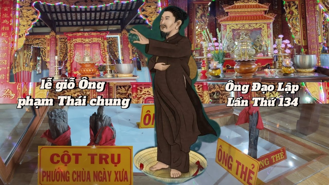 Cập nhật lễ giỗ ông đạo lập lần thứ 134 tại Chùa Bồng Lai . Vĩnh Tế An Giang 