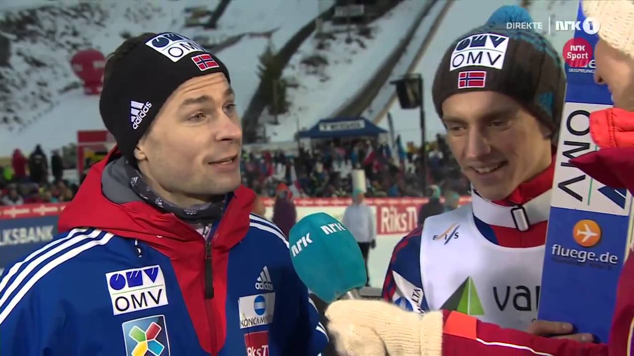 Anders Fannemel etter rekordhoppet på 251,5 meter   interview after WORLD RECORD in Vikersund