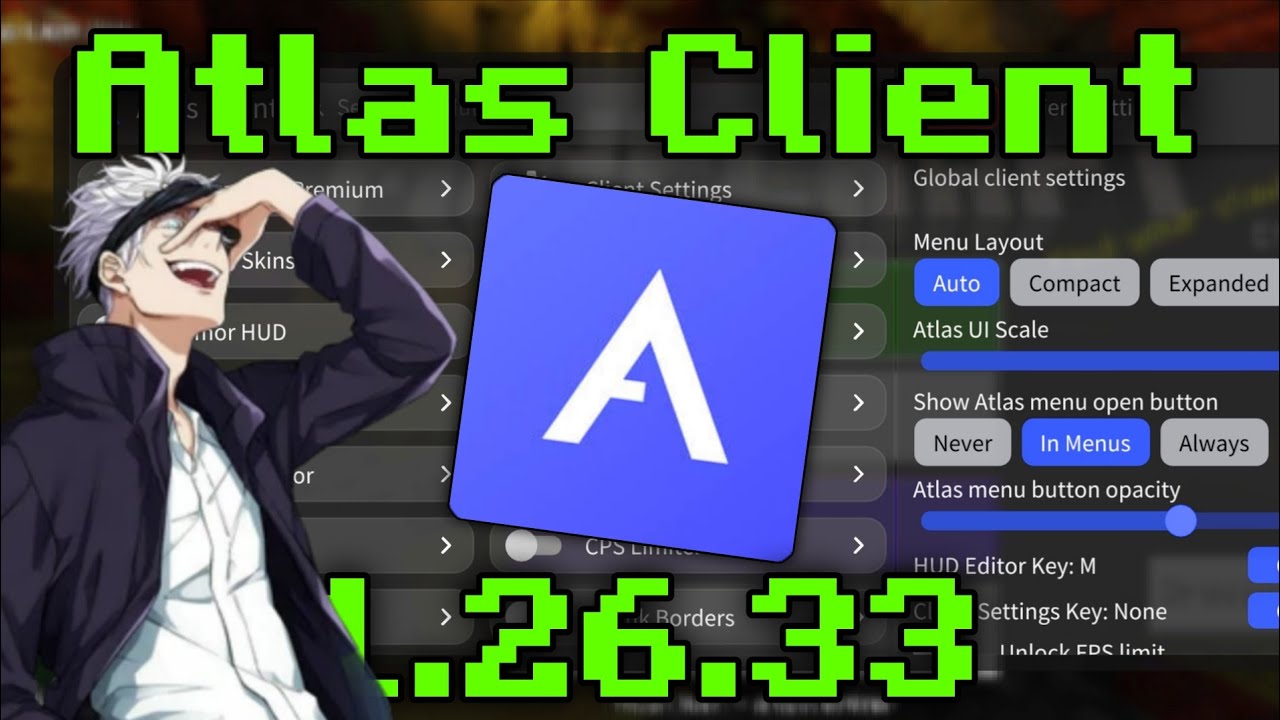 Atlas Client v2 1.26.33+ для MCPE (Minecraft Bedrock) | Утилитарный клиент