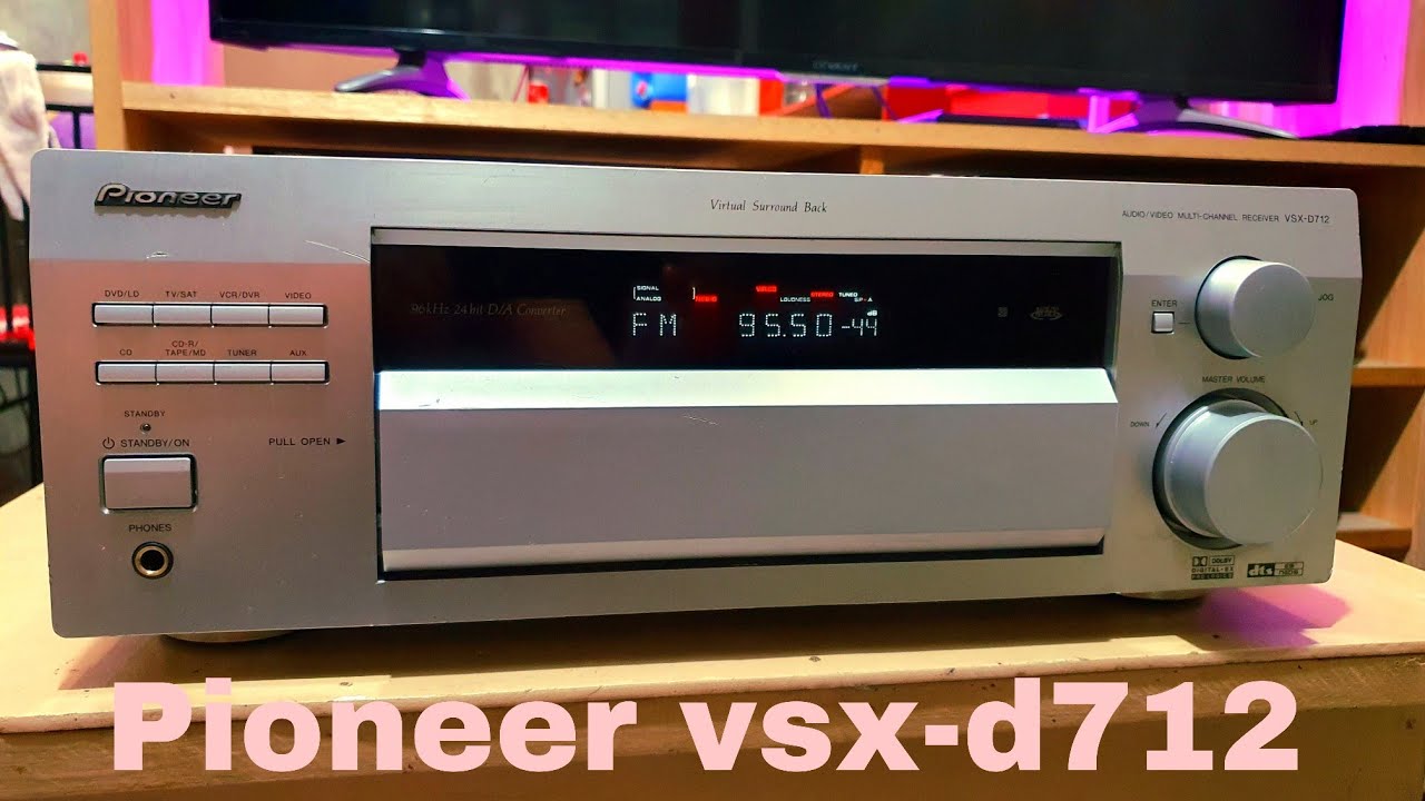 Pioneer vsx - d712  av reciever.