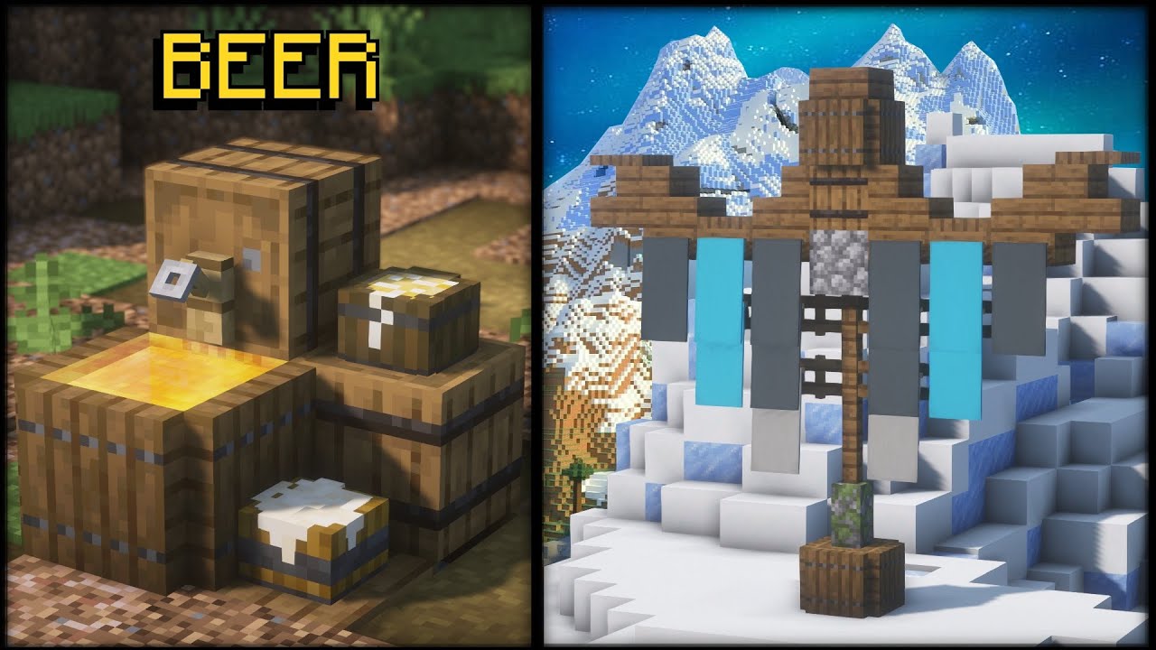 Minecraft | Viking Build Hacks and Ideas