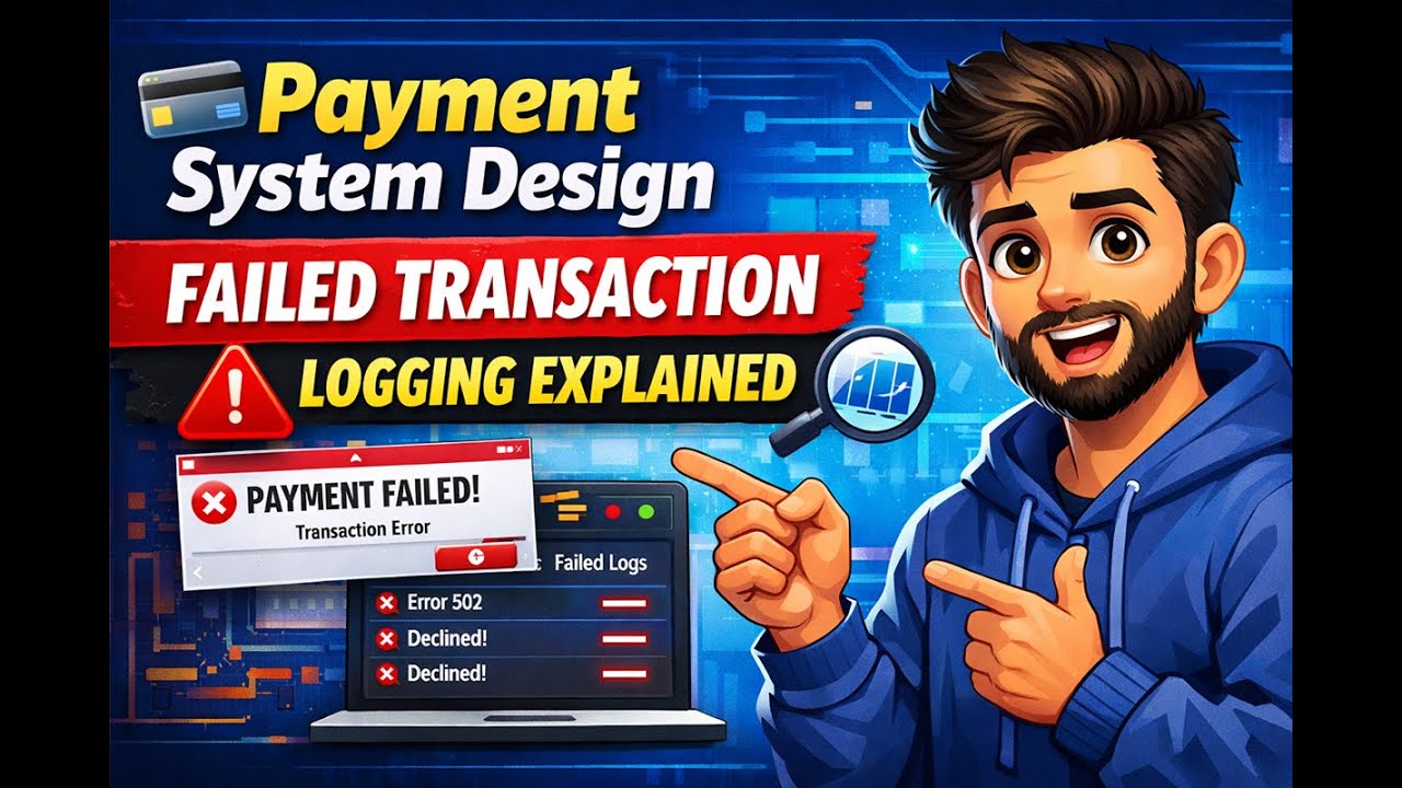 💳 Payment System Design | Failed Transaction Logging Explained 🔍