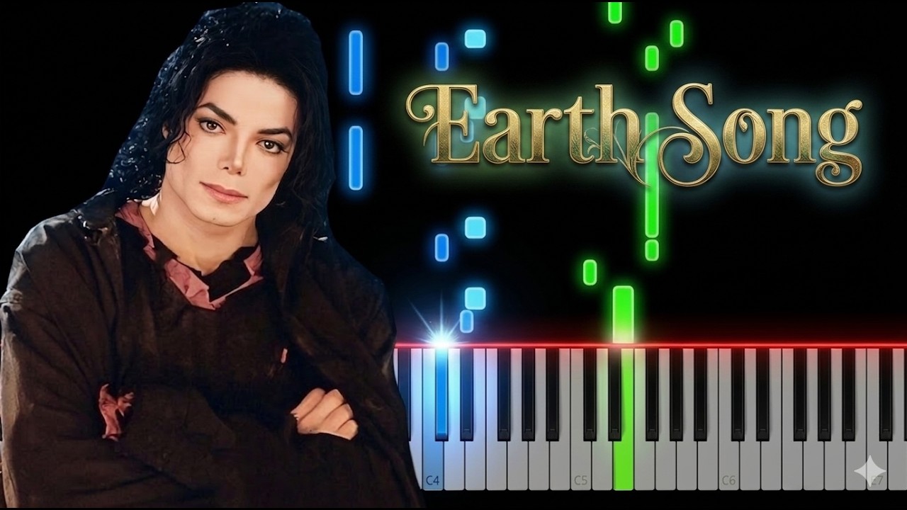 Michael Jackson - Earth Song Piano Tutorial