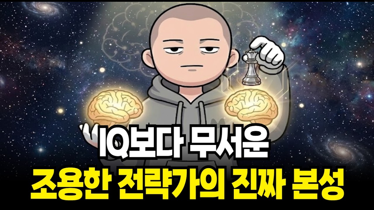 IQ보다 조용한 전략가가 무서운 진짜 이유 | 심리학적 관점
