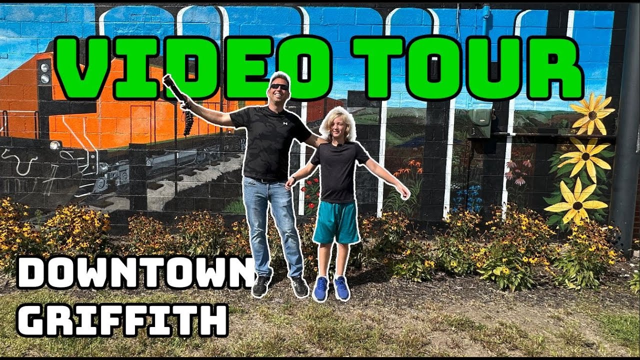 DOWNTOWN GRIFFITH INDIANA - Video Tour (During ROCK and RAIL Music and Street Festival)
