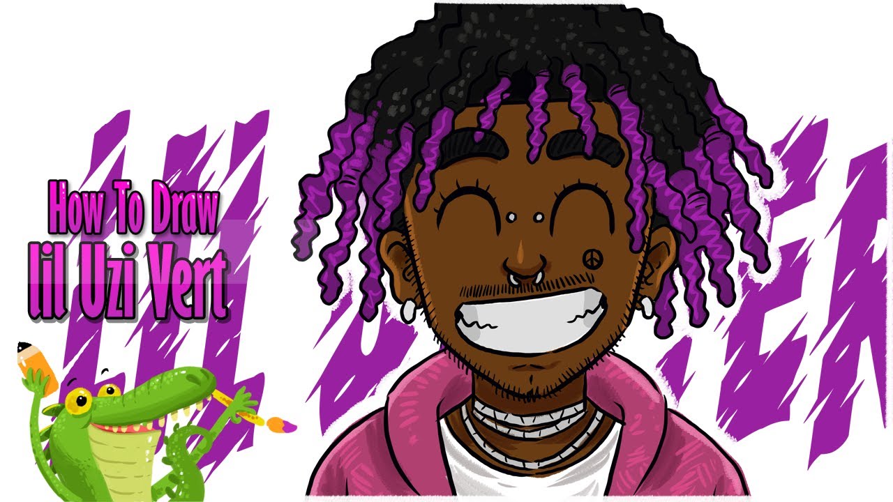 How to draw Lil Uzi Vert | Cartoon