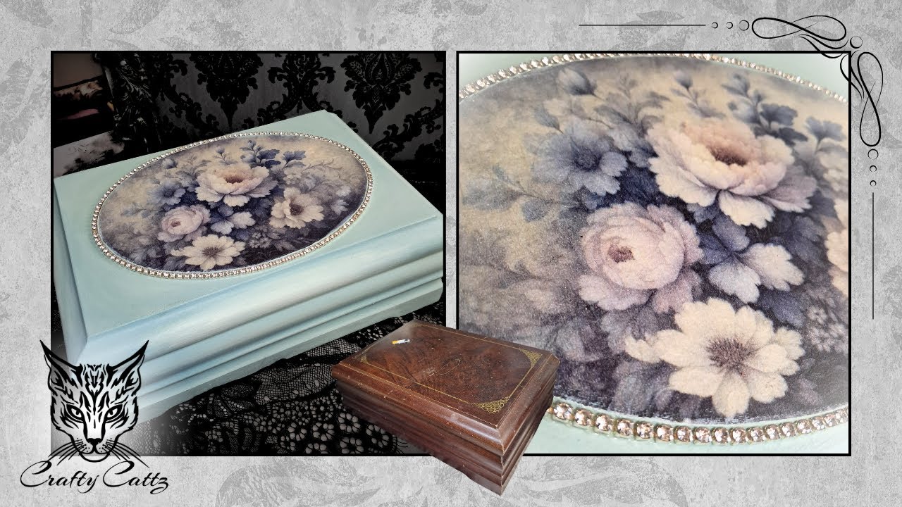 Vintage Upcycled Jewellery Box ~ From Junk to Elegance
