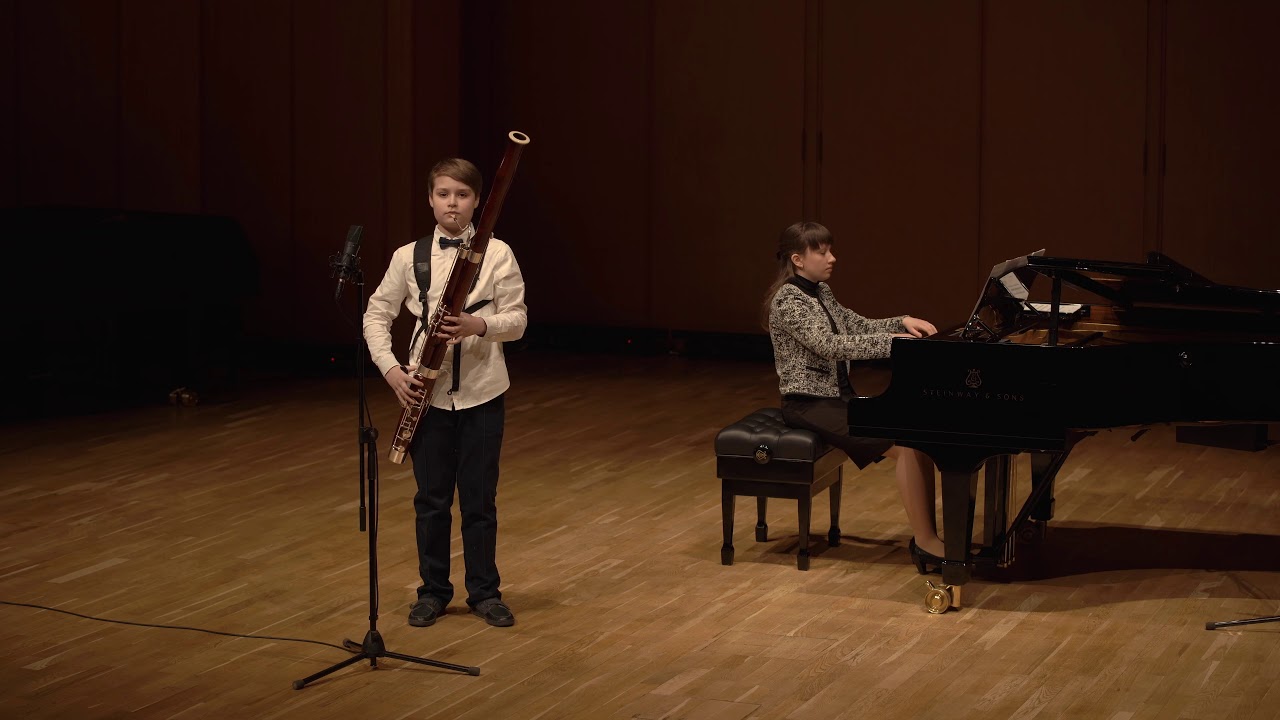 Benedetto Marcello, Sonata. Б.Марчелло, соната для фагота  и фортепиано ми минор в 4 частях