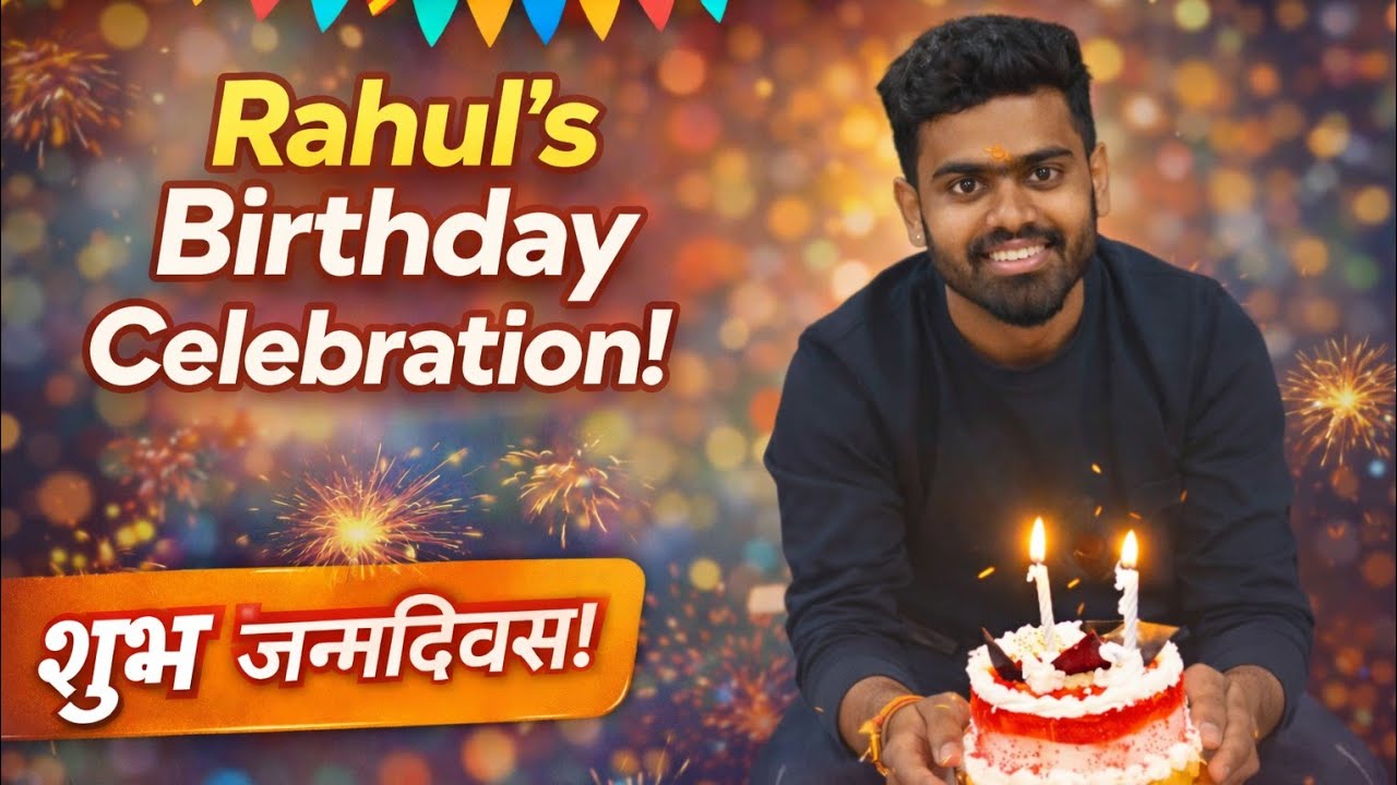 आज होता Rahul चा वाढदिवस......🎉🎉 मंग काय संध्याकाळी फुल धिंगाणा...!