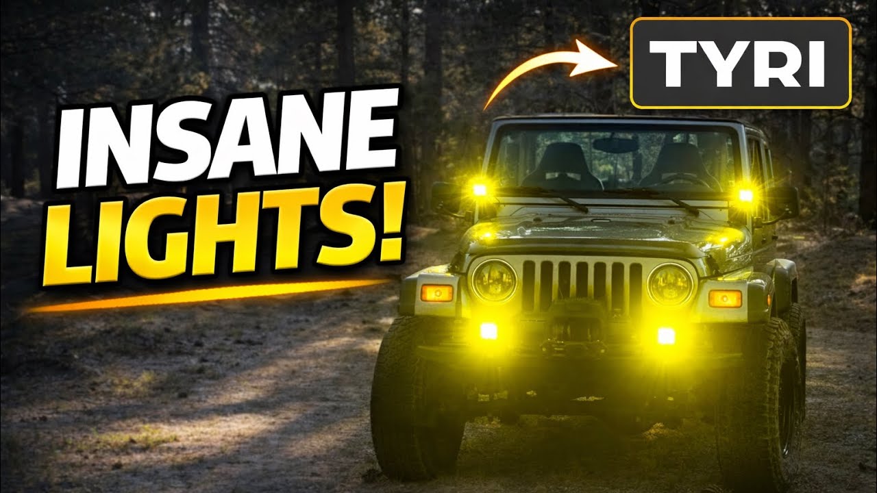 TYRI Off-Road Lights Installed & Tested | RobsOutside Night Trail Setup