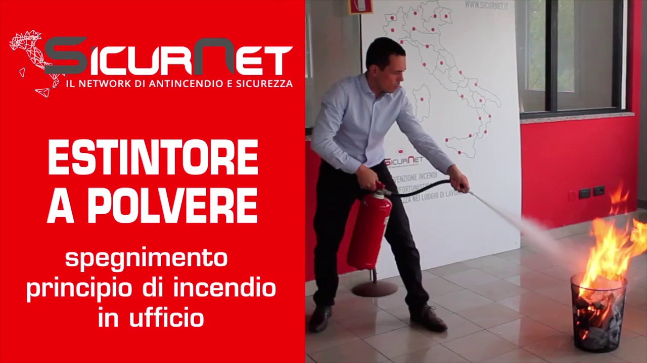 Estintore a polvere