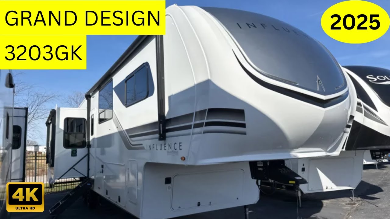2025 Grand Design Influence 3203GK Walkaround   Luxury Fifth Wheel Tour by The Videopreneur