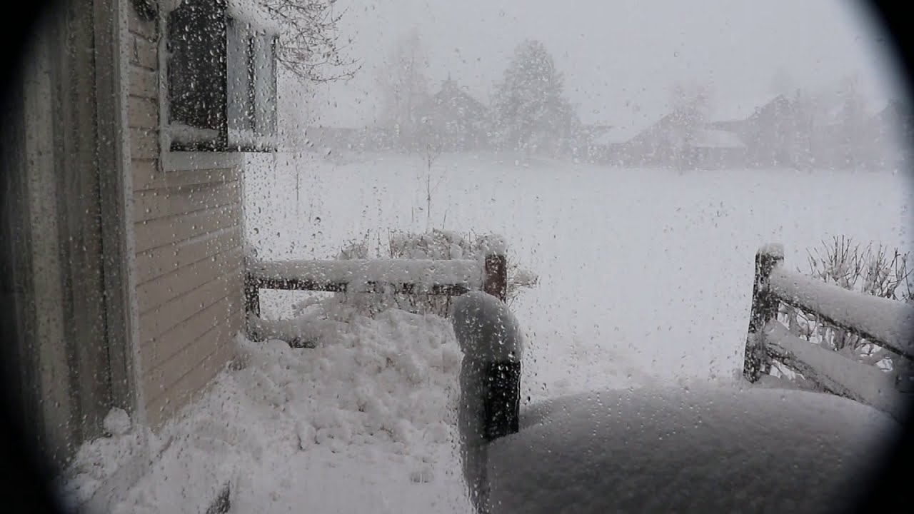 March Snowstorm in Denver Timelapse