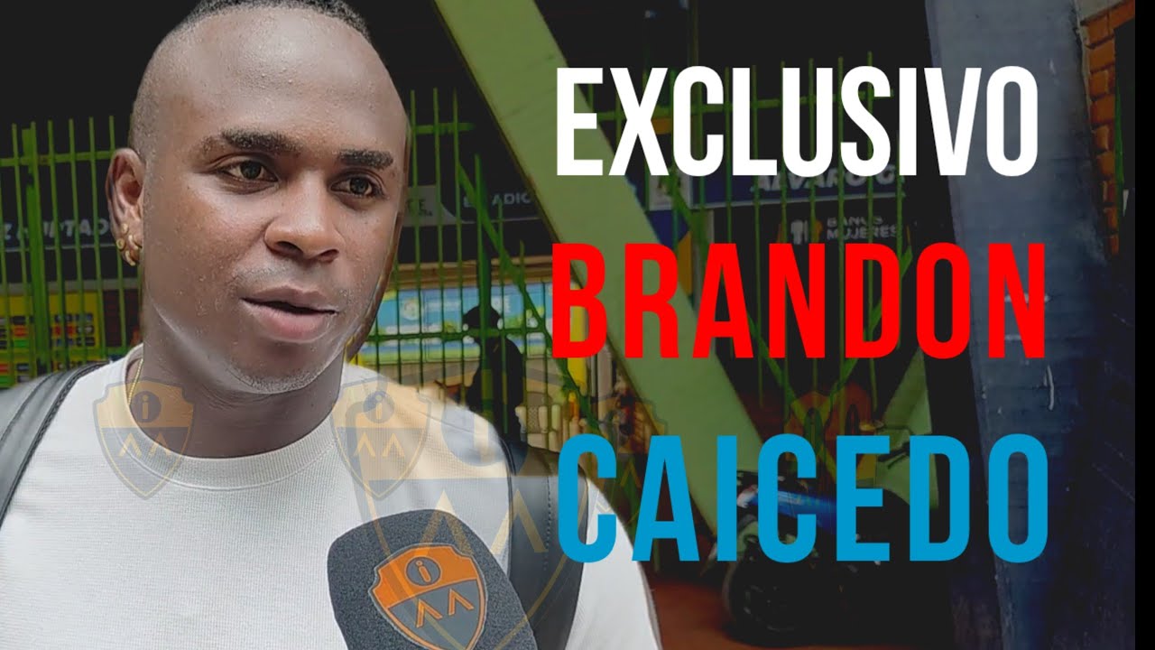 EXCLUSIVO / BRANDON CAICEDO EL NUEVO DELANTERO / CHARLA CON EL 9 