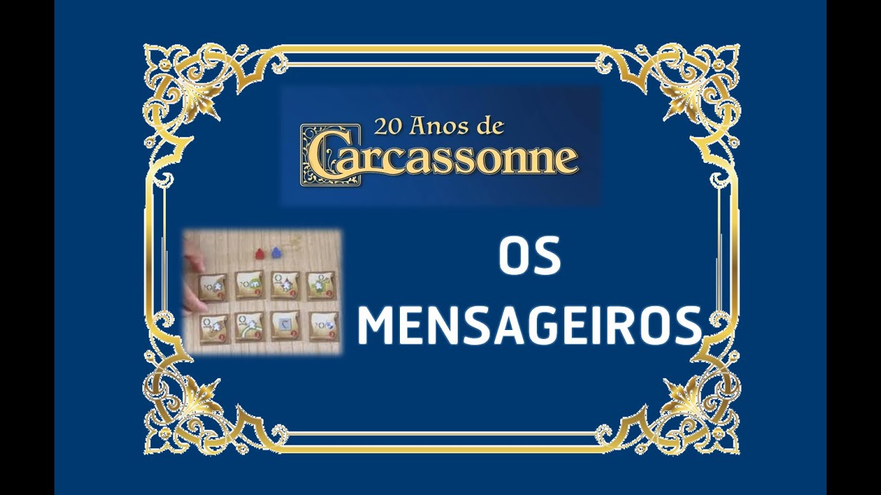 Como jogar Carcassonne | OS MENSAGEIROS - uma mini-expansão para o jogo Carcassonne