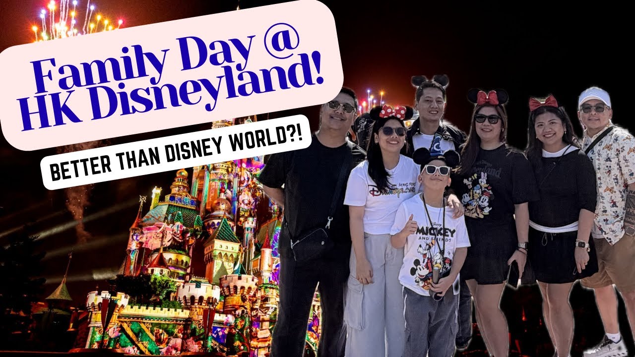 Our First Day at HK Disneyland 🇭🇰 | Momentous Fireworks vs Magic Kingdom 🎆 | Pinoy Vlog | EpzyFam