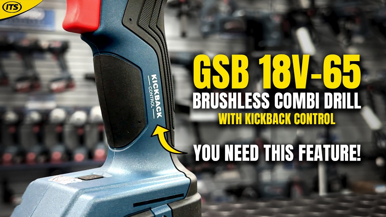 Bosch GSB 18V-65 | Powerful 18V Combi Drill with KickBack Control