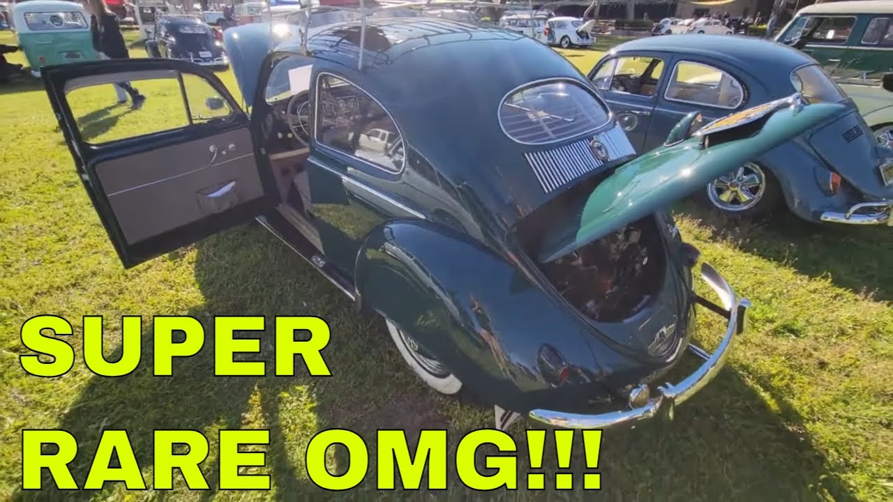 1953 OVAL WINDOW Beetle Rarest EVER seen accessories - amazing car