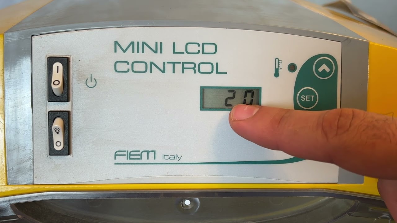 متحكم الحرارة والرطوبة نوع mini LCD لفقاسات بيض فيم الايطالية