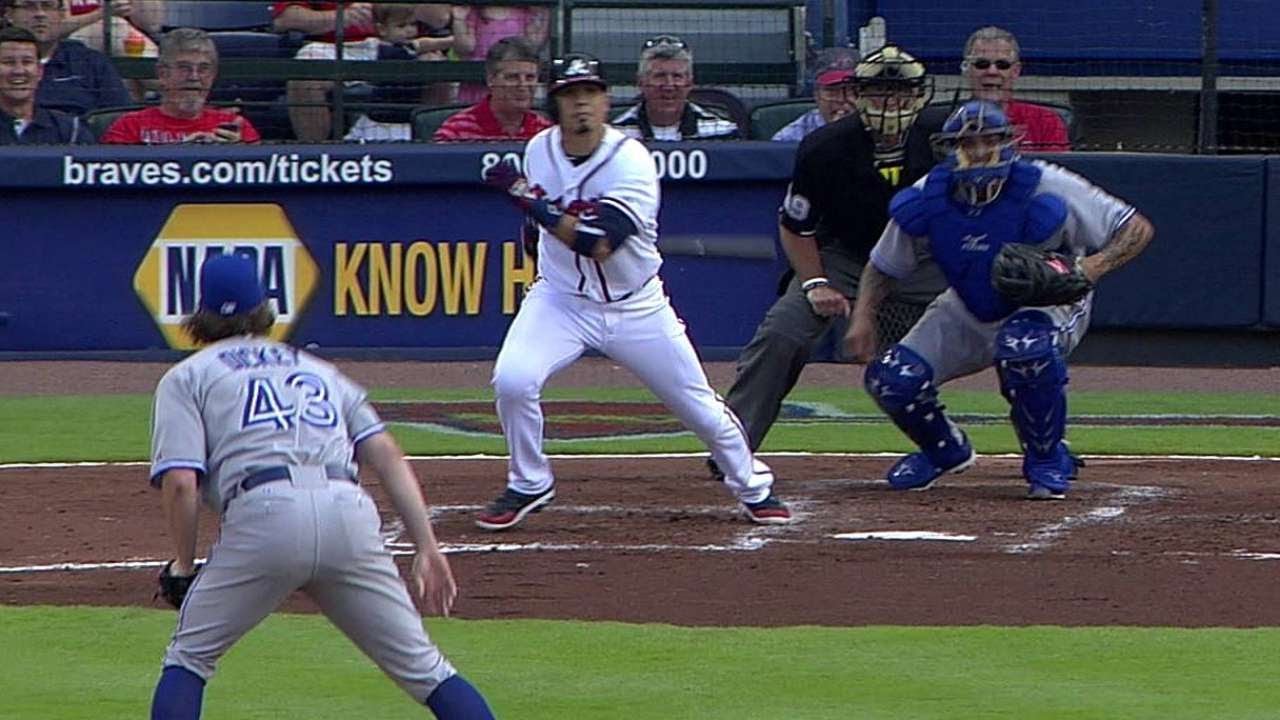 TOR@ATL: Pena's RBI single extends Braves' lead