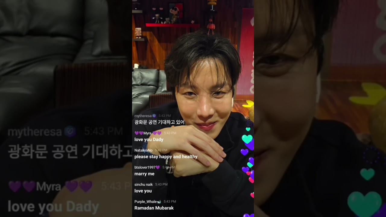 Weverse Live 💜 Hobi